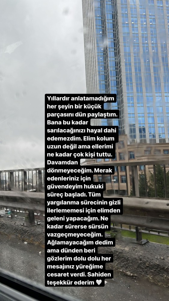 irem ay dan siddet aciklamasi